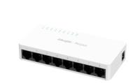 RUIJIE REYEE RG-ES08G 8 PORT 10/100/1000 YONETILEMEZ DESKTOP SWITCH PLASTİK KASA